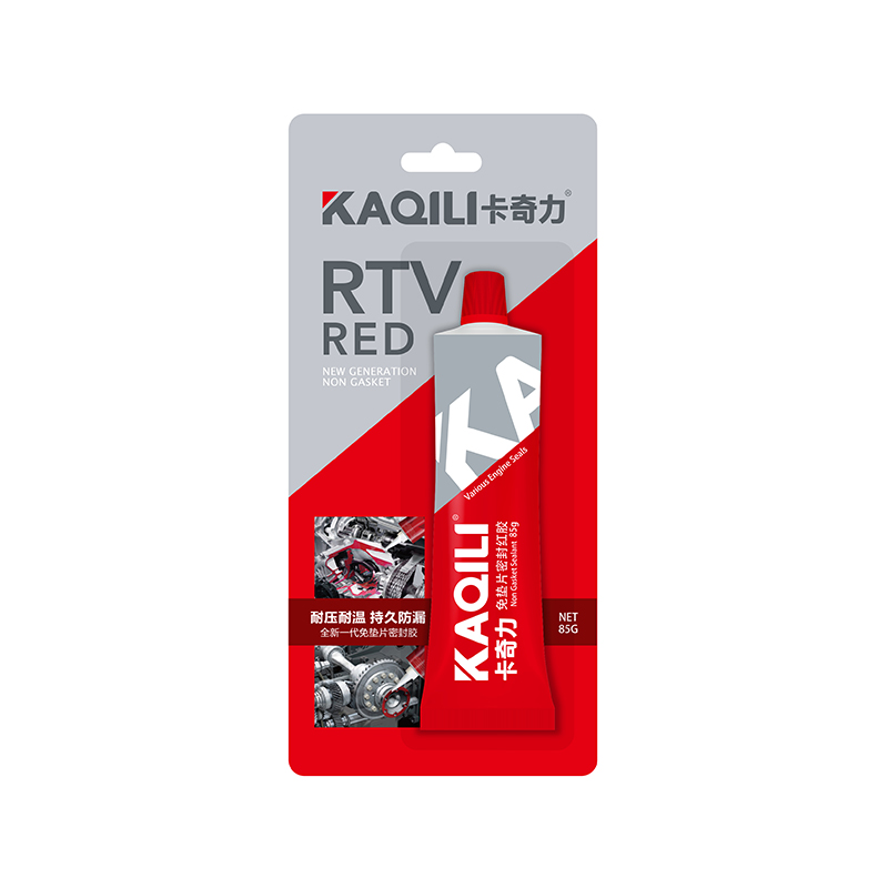 RTV Eco-friendly Silicone Adhesive Sealant High-Temperature Resistance Red 90g for Construction & Transportation